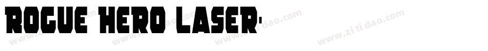 Rogue Hero Laser字体转换